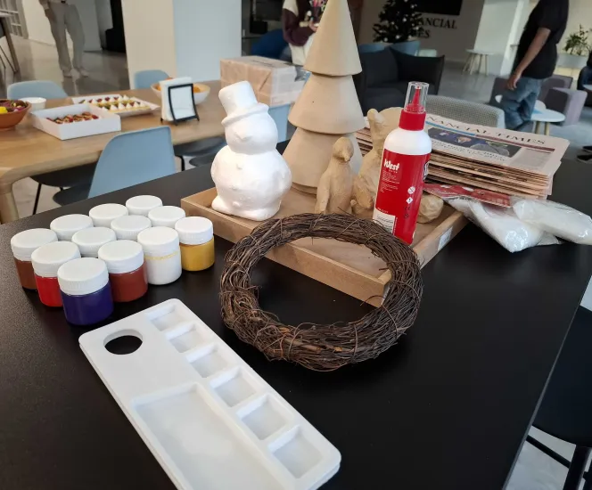 Christmas office workshop